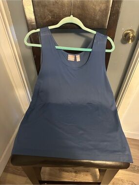 Champion Women's Blue Scoop Neck Athletic Tank